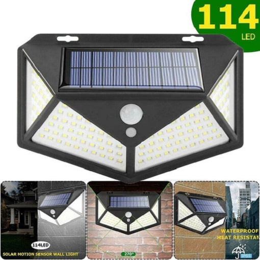 Pack X 4 Aplique Solar 114 LeD