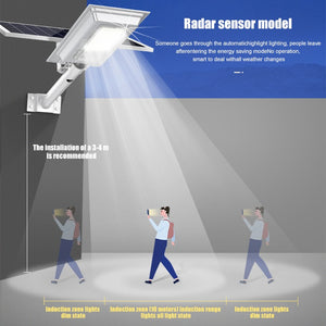 Foco Solar LED Alta Gama 200W / Panel Monocristalino regulable