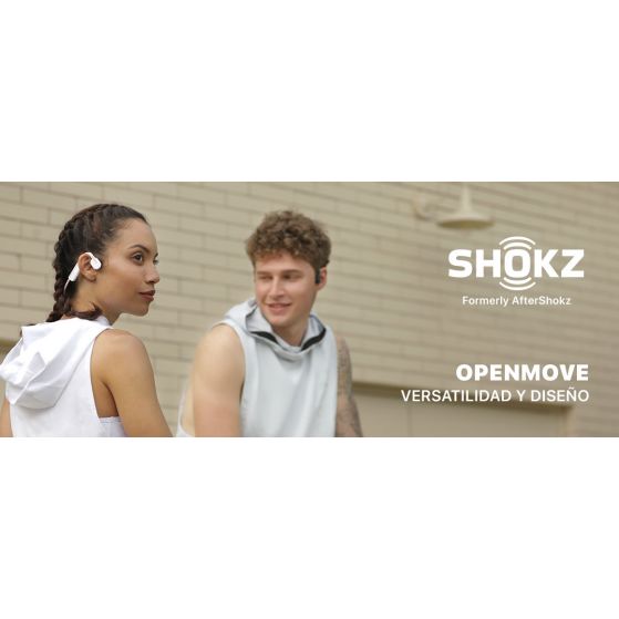 AUDÍFONOS BLUETOOTH SHOKZ OPENMOVE SLATE GREY